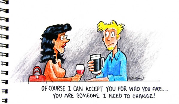 Of Course I can accept you, Cartoon A Day