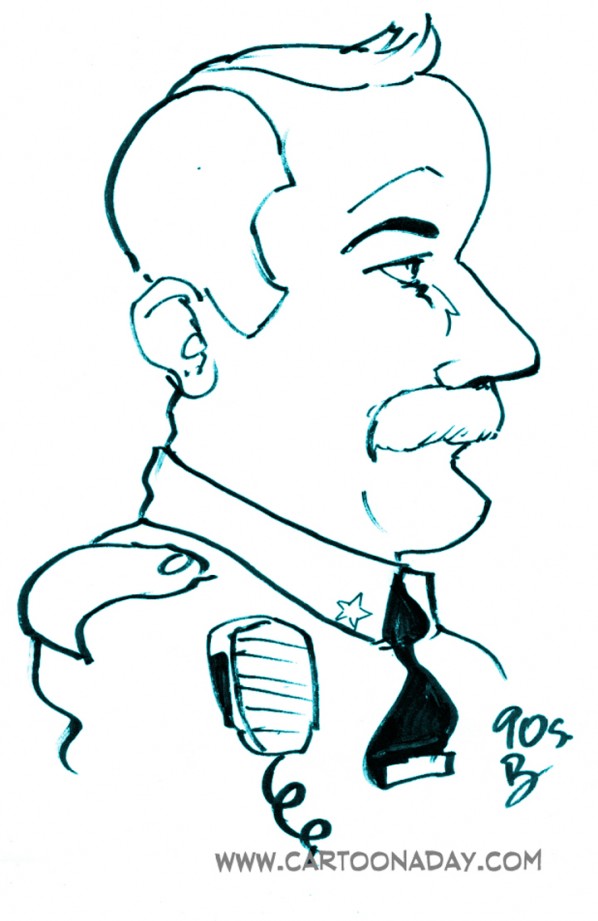 60sec Profile Caricature Cop 2