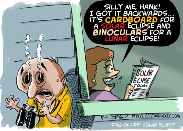 Solar Eclipse Cartoon