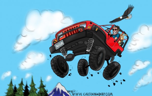 Jeep wrangler cartoon #5