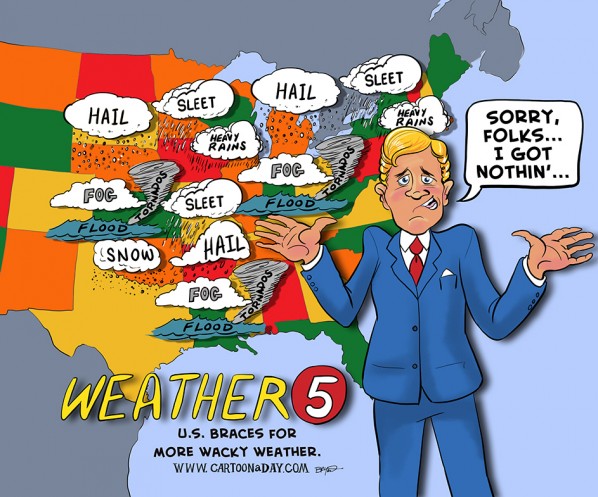 U.S. Braces for More Wacky Weather Cartoon