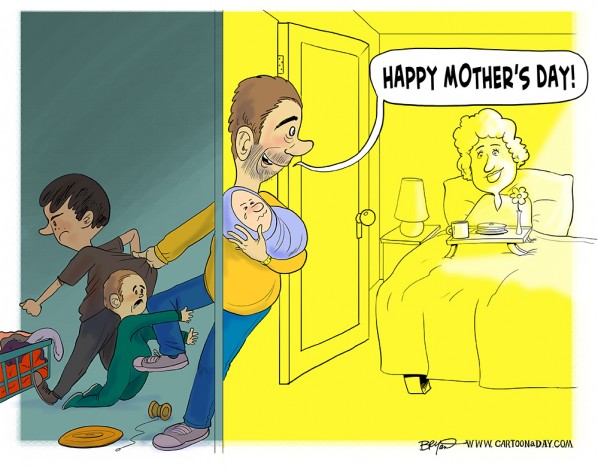 Happy Mother’s Day Cartoon