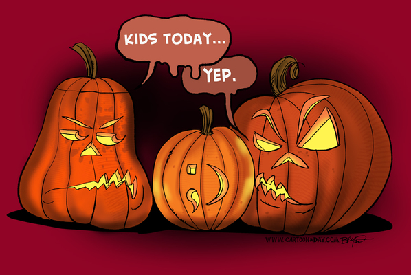 halloween pumpkin cartoon funny