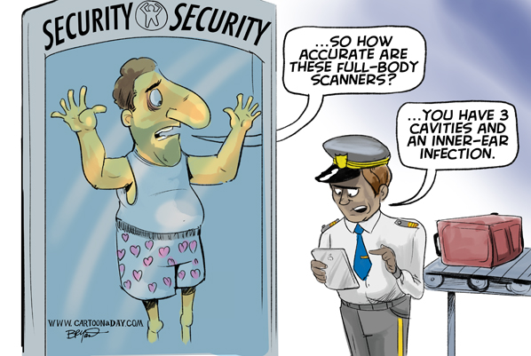 airport security cartoon