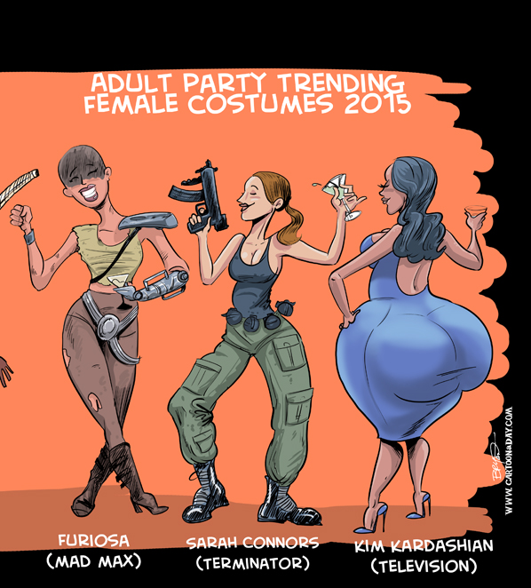 Adult Party Trending Female Halloween Costumes Cartoon